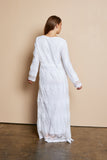 The Chloe Temple Dress in White