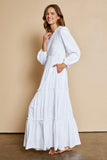 The Remi White Temple Dress