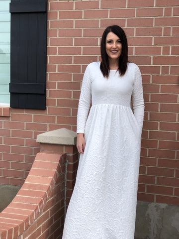 Britt-Temple Dress with Pockets-LDS