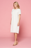 Zoe Floral Embroidered White Dress