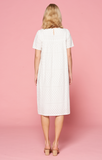 Zoe Floral Embroidered White Dress