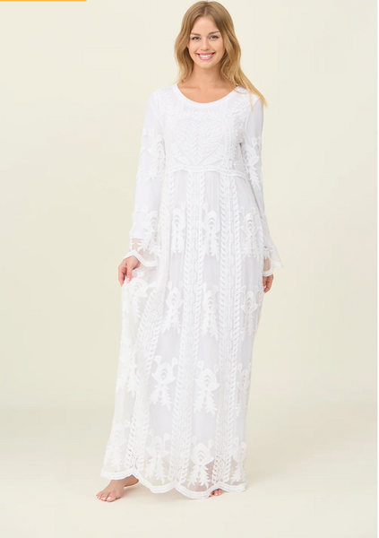 Latter Day Saint Temple Dress- Comes in Regular &Plus Sizes Bella Sun Boutique Latter Day Saint Temple Dress- Comes in Regular &Plus Sizes Bella Sun Boutique