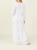 Caitlin-White Lace Dress Temple Dress with pockets -Also Comes in Petite and Plus Size XS-XXL