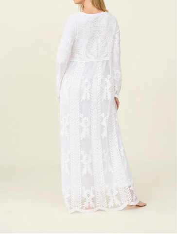 white lace dress size 22 Plus Size Plunge Lace Party Semi Formal Maxi White Fairy Dress