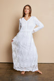 The Chloe Temple Dress in White