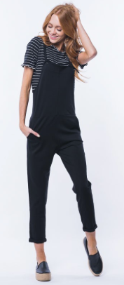 Black Overall Jumpsuit